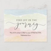 Nehemiah 8:10 Joy of the Lord is jouw Sterkte Briefkaart (Voorkant)