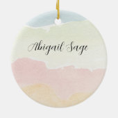 Nehemiah 8:10 Joy of the Lord is jouw Sterkte Keramisch Ornament (Achterkant)