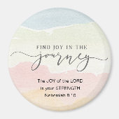 Nehemiah 8:10 Joy of the Lord is jouw Sterkte Magneet (Voorkant)
