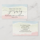 Nehemiah 8:10 Joy of the Lord is jouw Sterkte Visitekaartje (Voorkant / Achterkant)