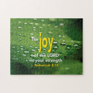 NEHEMIAH 8:10 Joy of the Lord Sterth Christelijk Legpuzzel