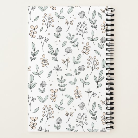 Nehemiah 8:10 Notitieboek Scripture (Achterkant)