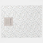 Nehemiah 8:10-script fleece deken (Voorkant (Horizontaal))