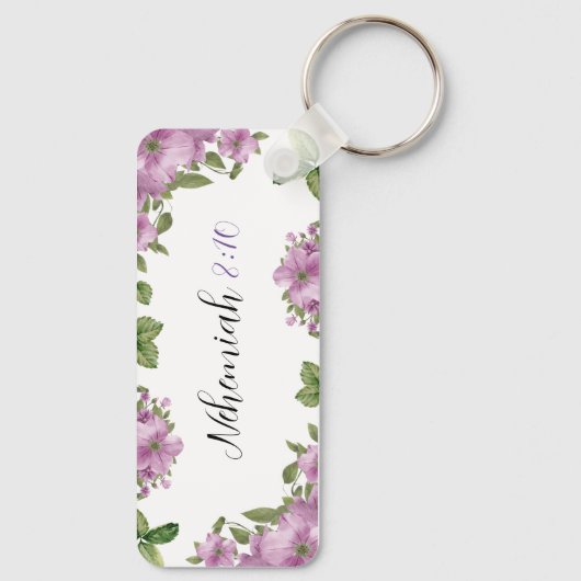 Nehemiah 8:10 Sleutelhanger (Achterkant)