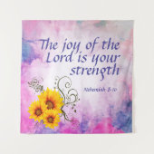 Nehemiah 8:10 wandkleed (Voorkant)