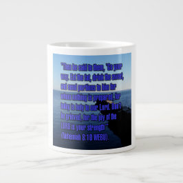 Nehemiah 8:10 WEBU Mug Grote Koffiekop