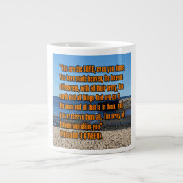 Nehemiah 9:6 WEBU Mug Grote Koffiekop