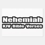 Nehemiah KJV Bijbelverzen Inpakpapier Vel (Voorkant 2)