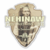 Nehinaw (Cree) (pijlpunt) Sticker (Voorkant)