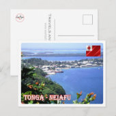 Neiafu - Tonga - Uitzicht voor de lucht - Briefkaart (Voorkant / Achterkant)