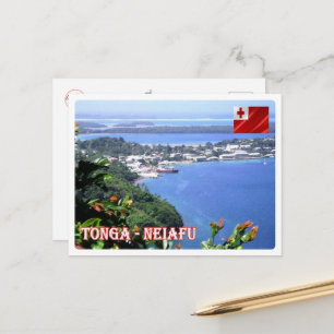 Neiafu - Tonga - Uitzicht voor de lucht - Briefkaart