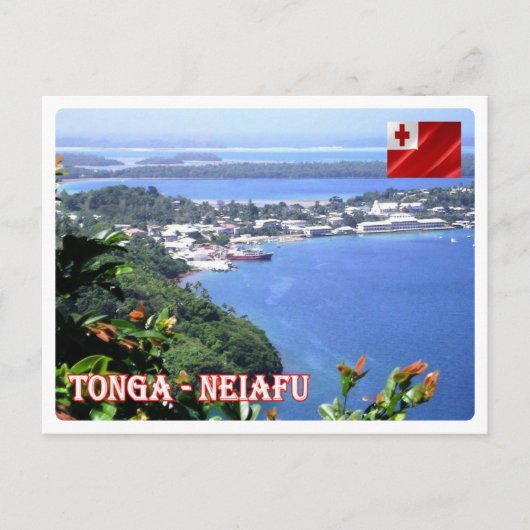 Neiafu - Tonga - Uitzicht voor de lucht - Briefkaart (Voorkant)