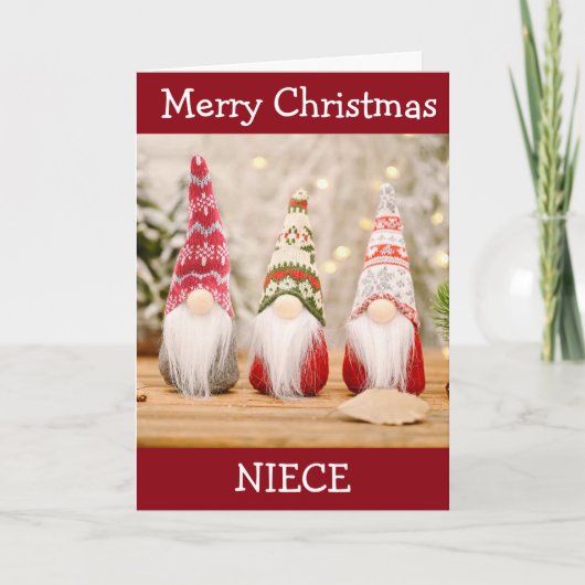 **NEICE* MERRY CHRISTMAS VAN SANTA HOLIDAY CARD FEESTDAGEN KAART (Voorkant)