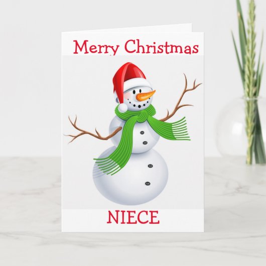 **NEICE* MERRY CHRISTMAS VAN SANTA HOLIDAY CARD FEESTDAGEN KAART (Voorkant)
