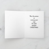 **NEICE* MERRY CHRISTMAS VAN SANTA HOLIDAY CARD FEESTDAGEN KAART (Binnen)