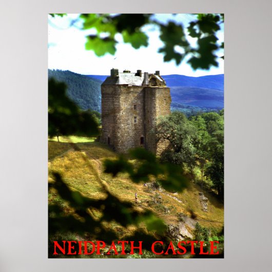 neidpath castle poster (Voorkant)