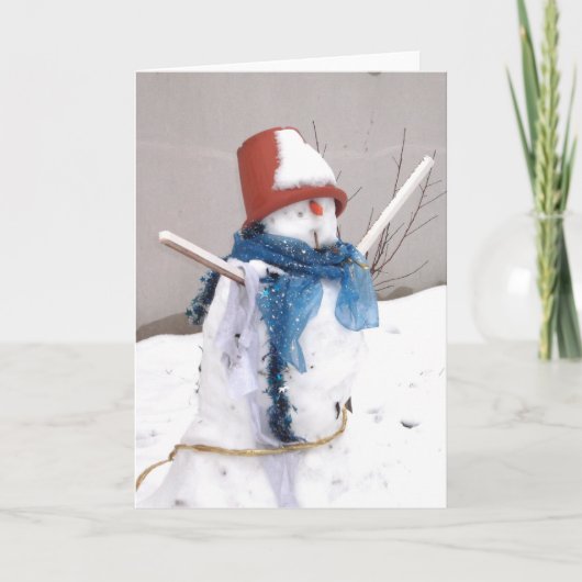 Neige Bonman Feestdagen Kaart (Voorkant)