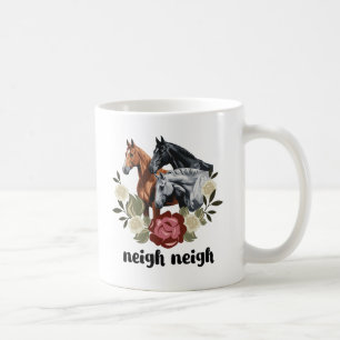 Neigh Funny Horses Grafisch Gezegde Koffiemok