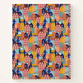 Neighborhood Block City Houses Pattern Notitieboek (Achterkant)