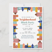 Neighborhood Block Party Meet Your Neighbors Kaart (Voorkant)