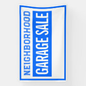 Neighborhood Garage Sale Banner 2.5' X 4' (Verticaal)