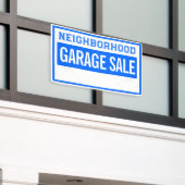 Neighborhood Garage Sale Banner 2.5' X 4' (Buitenkant Gebouw)