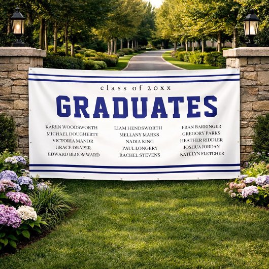 Neighborhood High School Graduation Banner
