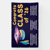 Neighborhood High School Graduation Banner (Verticaal)