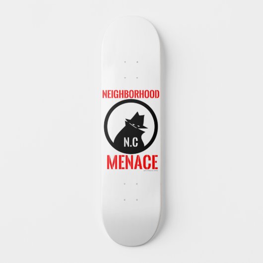 Neighborhood Menace  Persoonlijk Skateboard (Voorkant)