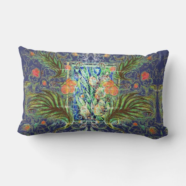 Neighbours from the edge  kussen (Achterkant)