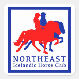 NEIHC-Sticker Vierkante Sticker
