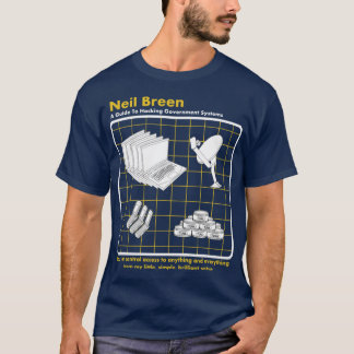 Neil Breen Een Gids voor Hacking grappig T-shirt