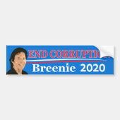 NEIL BREEN END CORRUPTION parodiecampagsticker Bumpersticker (Voorkant)