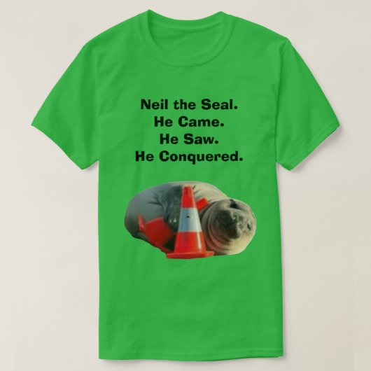 Neil Conquered T-Shirt (Design voorkant)