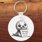 Neil de Seal virale Tasmaanse sensatie Sleutelhanger (Voorkant)