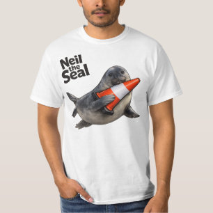 "Neil de Zeehond", Australische staat Tasmanië mem T-shirt