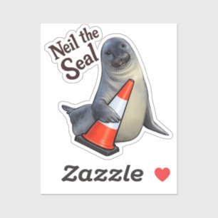 Neil de Zeehond   Neil de Zeehond Hobart Australië Sticker