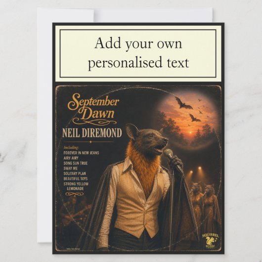 Neil Diremond Album: een Parodie (Voorkant)