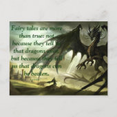 Neil Gaiman Quote on Fairytales Briefkaart (Voorkant)