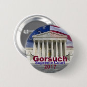 Neil GORSUCH Button van het Hooggerechtshof (Voorkant /achterkant)