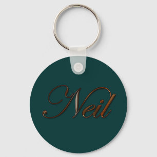 NEIL Naam-Branded Gift Sleutelhanger of Zipper-pul