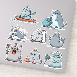Neil The Seal 1 Sticker