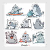 Neil The Seal 1 Sticker (Vel)