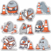 Neil The Seal 4 Sticker (Voorkant)