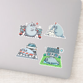 Neil the Seal Sticker