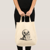 Neil the Seal Tote Bag (Voorkant (product))