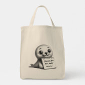 Neil the Seal Tote Bag (Achterkant)