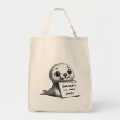 Neil the Seal Tote Bag (Voorkant)