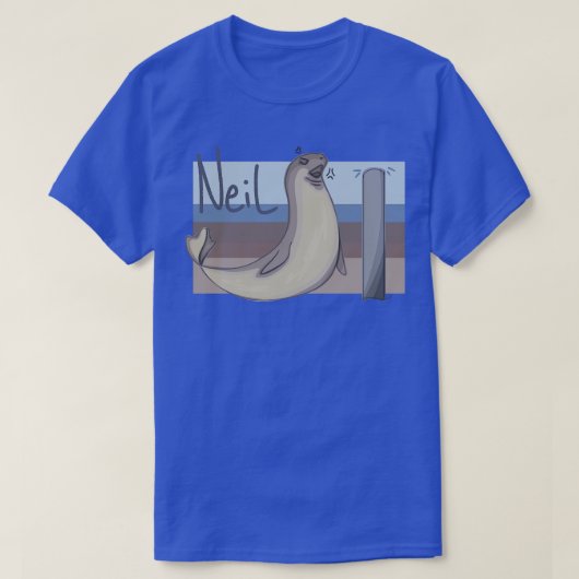 Neil the Seal vs A Pole T-shirt (Design voorkant)