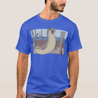 Neil the Seal vs A Pole T-shirt